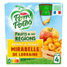 Pom'potes sans sucres ajoutés pomme mirabelle 4x90g