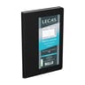 Lecas agenda classique 10x15 1 semaine sur 2 pages 2024 noir français
