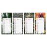 Lecas calendrier mensuel long 16x33,3 1 mois par page 2024 assorti