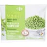 Carrefour petits pois doux précuits vapeur 750g