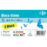 Carrefour lot de 2 blocs note 14.8x21 cm 180 pages