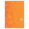 Carrefour bloc note perforé 22,5x29.7 cm 160 pages grands carreaux