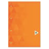 Carrefour bloc note perforé 22,5x29.7 cm 160 pages grands carreaux