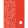Carrefour cahier agrafe 240x320 96 pages 90 grammes seyes polypro rouge