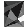 Carrefour cahier agrafe 240x320 96 pages 90 grammes seyes polypro noir