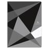Carrefour cahier agrafe 240x320 96 pages 90 grammes seyes polypro noir