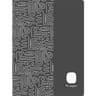 Carrefour cahier agrafe 240x320 96 pages 90 grammes seyes polypro noir