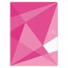 Carrefour cahier agrafe 240x320 96 pages 90 grammes seyes polypro fuschia
