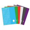 Carrefour cahier agrafe 240x320 140 pages 90 grammes seyes polypro coloris assortis