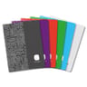 Carrefour cahier brochure 170x220 192 pages 90 grammes seyes polypro coloris assortis