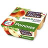 Charles & Alice spécialité de pommes 4x100g sans sucres ajoutés
