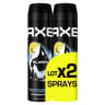 Axe supreme déodorant homme atomiseur alaska 48h fraicheur & parfum 2x200ml