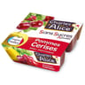 Charles & Alice spécialité de pommes et cerises 4x97g sans sucres ajoutés