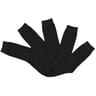 5 paires de mi chaussettes de ville homme NOIR T39\42