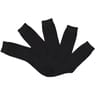 5 paires de mi chaussettes de ville homme NOIR T43\46