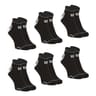 6 paires de socquettes sport invisibles bouclette Wilson 2020 NOIR T43\46