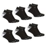6 paires de socquettes sport invisibles bouclette Wilson 2020 NOIR T43\46