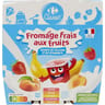 Carrefour classic fromage frais aux fruits 18x50g