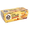 Carrefour original dessert crème aux oeufs sur lit de caramel 4x100g