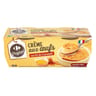 Carrefour original dessert crème aux oeufs sur lit de caramel 4x100g