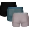 Lot de 3 boxers NOIR/ATLANTIQUE/GRIS T6