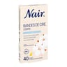 Nair bandes de cire corps à l'huile de graines de coton x40