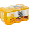 Carrefour companino pâtée pour chat en gelée viandes saumon 6 boîtes de 400g