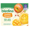 Bledina pots fruits pommes mangues 4x130g dès 6 mois