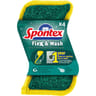 Spontex éponges flex & wash x4