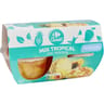 Carrefour classic' fruits au sirop mix tropical 4x70g