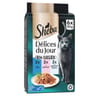 Sheba pâtée pour chat délices du jour aux poissons en gelée 6x50g