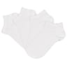 2 paires de socquettes invisibles unies tactel Influx BLANC 37\41