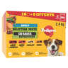 Pedigree sachets fraicheur en sauce pour chien 2400g