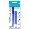 Carrefour roller effacable bleu x1 + 3 recharges