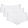 Lot de 2 slips midi + 1 offert ligne Pure Comfort Sloggi 0003 BLANC XL