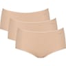 Lot de 2 slips midi + 1 offert ligne Pure Comfort Sloggi 0026 PEAU XL