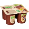 Carrefour bio dessert végétal spécialité au soja chocolat 4x100g