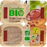 Carrefour bio dessert végétal spécialité au soja chocolat 4x100g