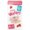 Kiddylicious wafers fraise 6+ mois 4x4 gr