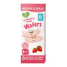 Kiddylicious wafers fraise 6+ mois 4x4 gr