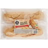 Carrefour original demi-baguettes précuites au four à pierre 2x125g