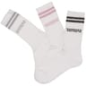 3 paires de chaussettes de sport fantaisies femme lurex Influx BLANC 37/41