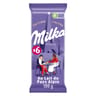 Milka lait lot familial 6x100-600g