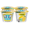 Les 2 Vaches yaourt bio brassé au jus de citron 4x115g