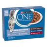 Purina one chat stérilisé sauce en gelée canard sardine et boeuf 8x85g