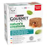 Gourmet nature's créations mousseline coeur en sauce 8x85g