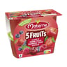 Materne compotes coupelles 5 fruits rouges 4x100g