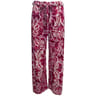 Pantalon fluide femme AOP FUCHSIA T44