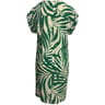 Robe manches courtes femme FEUILLAGE VERT T50