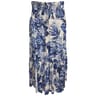 Jupe longue femme BLUE LEAF AOP 48